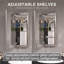 Keen Armoire à pharmacie rectangulaire en aluminium encastré ou à fixation en surface avec miroir argenté l 15 po x H 36 po Keen-2046404442-2046404421