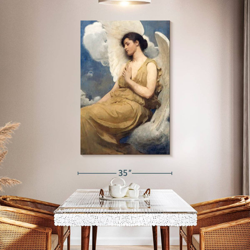 Leisha Winged Figure 1889, 51" H x 34" W