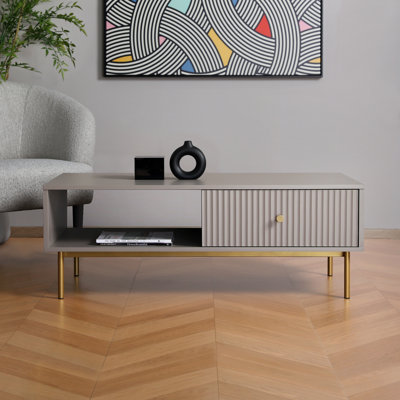 Four Leg Coffee Table with Storage