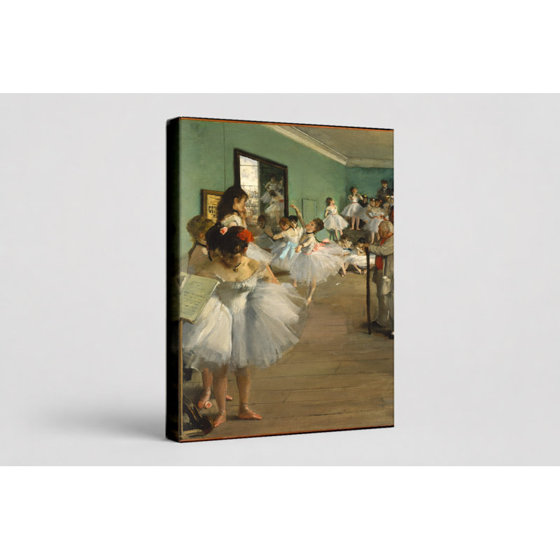 The Dance Class (1874) - Portrait, art mural sur toile, L 20 po x H 16 po