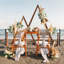 Ensemble de 2 arches de mariage en bois