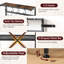 Bakers Rack, Microwave Stand With Power Outlet, Coffee Bar Station With Wine Rack And Hooks, Kitchen Storage Shelf