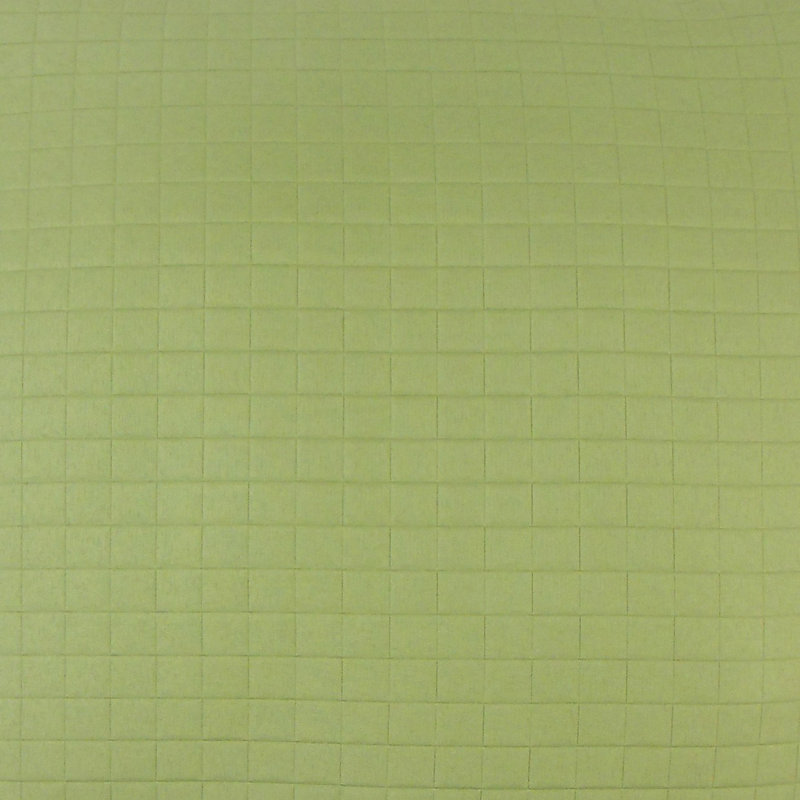 Green Polyester Piece Sham, King