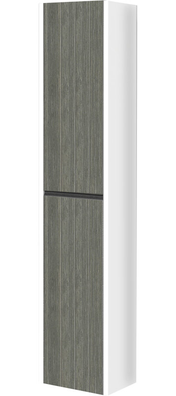 Linen Cabinet, Grey/White