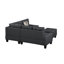 Canapé modulaire rembourré 6 pièces Modern, gris-1113290707