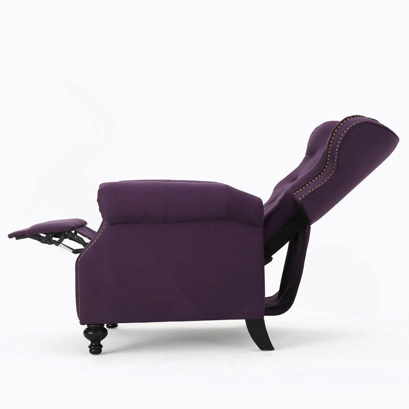 Fauteuil inclinable manuel 39,76 po Cozad, Mauve