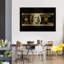 Impression sur toile «Cent dollars»-624825911