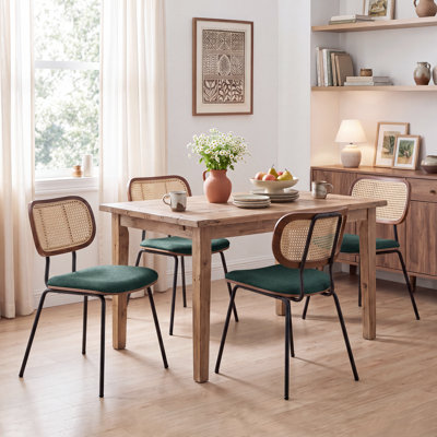 Antera 18.9'' H Linen Upholstered Side Chair