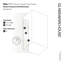 Panneau de douche fixe simple sans cadre 10,5 po x 78 po Vela-1735864942