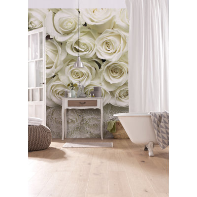 Roses Paper 3.68m x 2.54m Matte Wall Mural