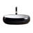 Modern Vitreous China Oval Vessel Bathroom Sink
