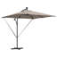 Umbrella with LED Strip Lights Polyester and Aluminium Outdoor Parasol-1633500817-1633500816
