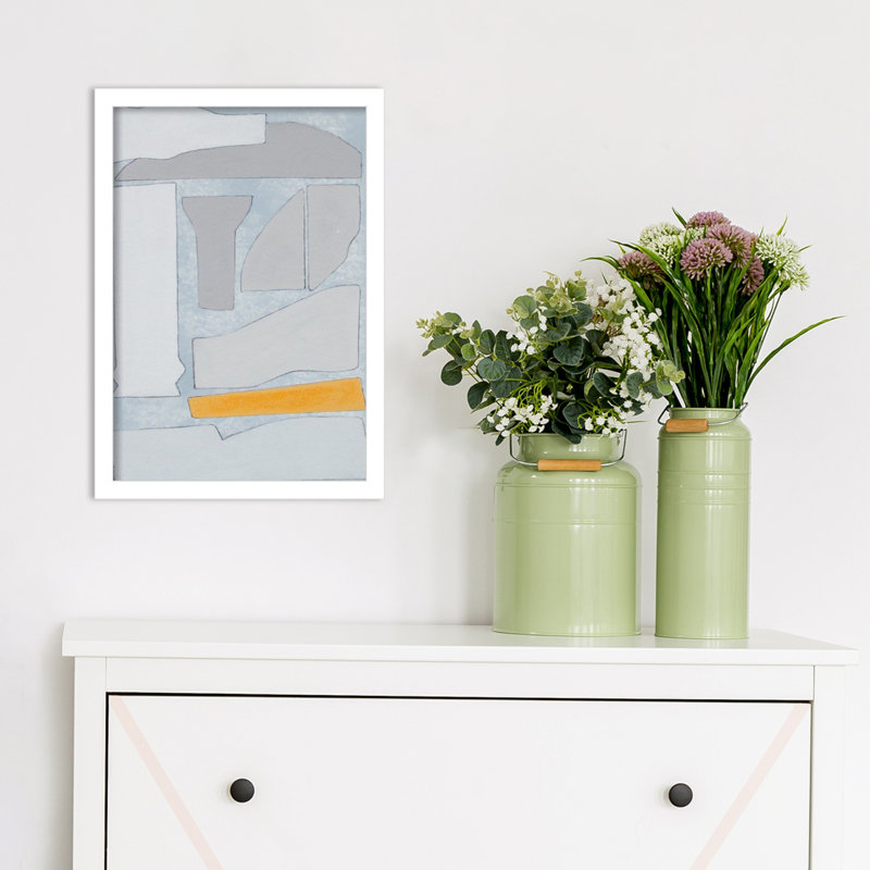Elements Of The Chateau II by Rob Delamater, White, 41" H x 29" W x 1" D