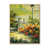 Toile naturelle avec cadre flottant