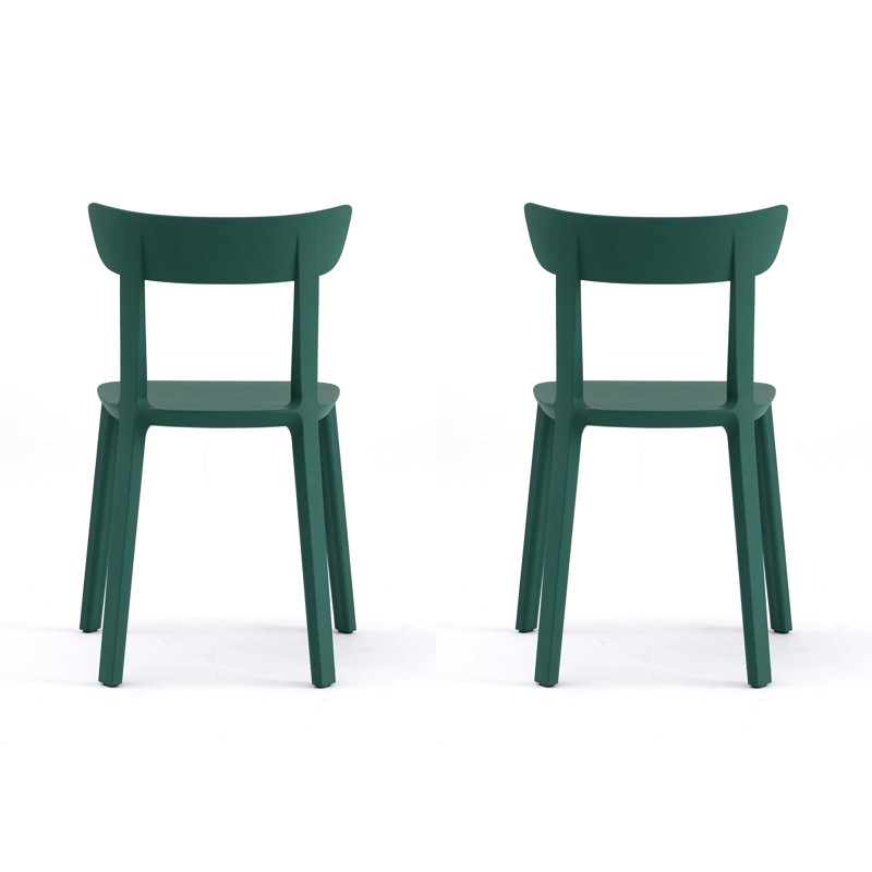 Cadrea Side Chair, Dark Green