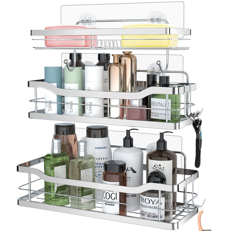Tarbell Adhesive Stainless Steel Shower Caddy
