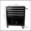 Chariot à outils multifonctionnel avec 4 roulettes - Noir-130369935