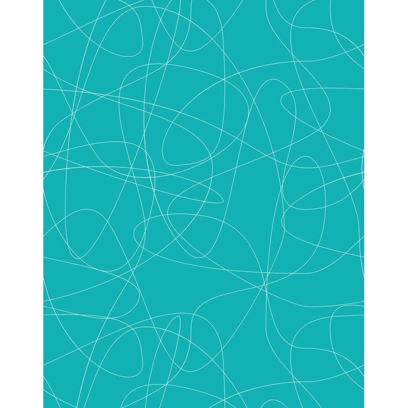 Konover 7m x 75cm Wallpaper Roll, Blue