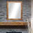Kamsiyo Wood Flat Wall Mirror-782950326