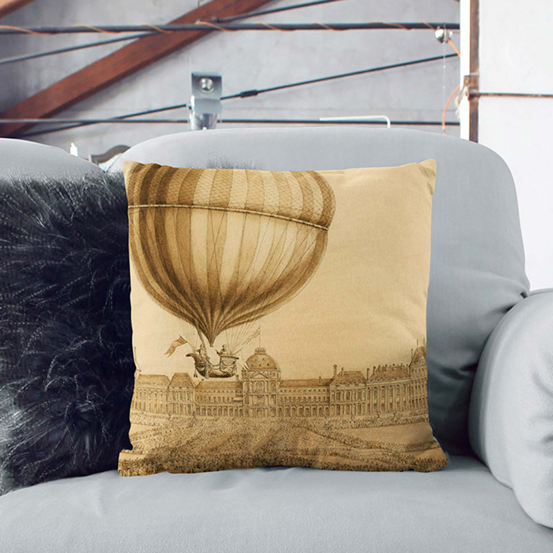 Square Throw Cushion, 55cm H x 55cm W x 20cm D