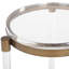 Table d'appoint ronde en acrylique Uttermost Pereira