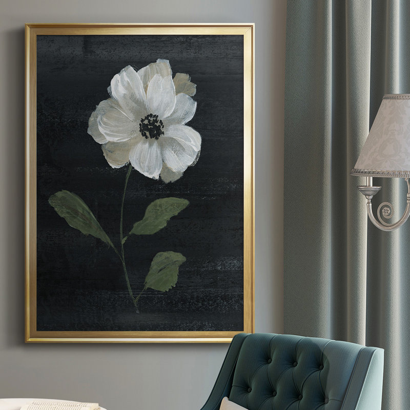 Country Botanical I, reproduction encadrée de qualité supérieure - prête à être accrochée, Or, H 24,5 po x l 18,5 po x P 1 po