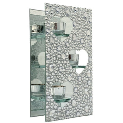 Glass Tabletop Tealight Holder