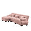 Canapé 2 places avec repose-pieds Chenille-1623384575-1630461309