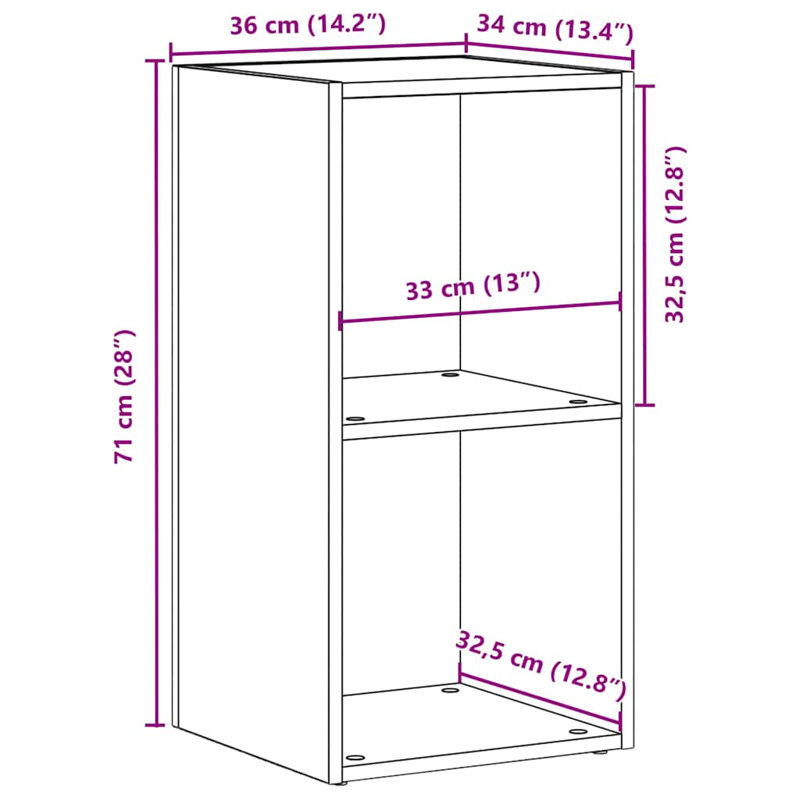 Manufactured Wood Paper Organiser