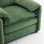 Fauteuil de 38,58 po en chenille, fauteuil d'appoint avec siège à double couche et dossier rembourré-351057669