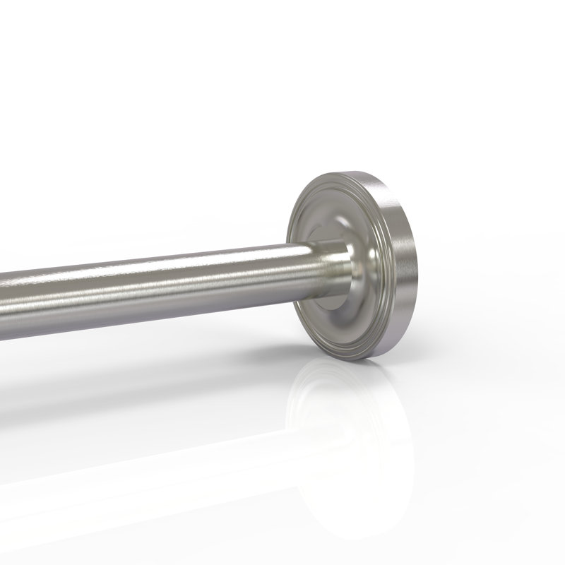 Écusson de rideau de douche Gober, Nickel satiné