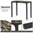 Airiona 2 - Person Four Leg Base Dining Set