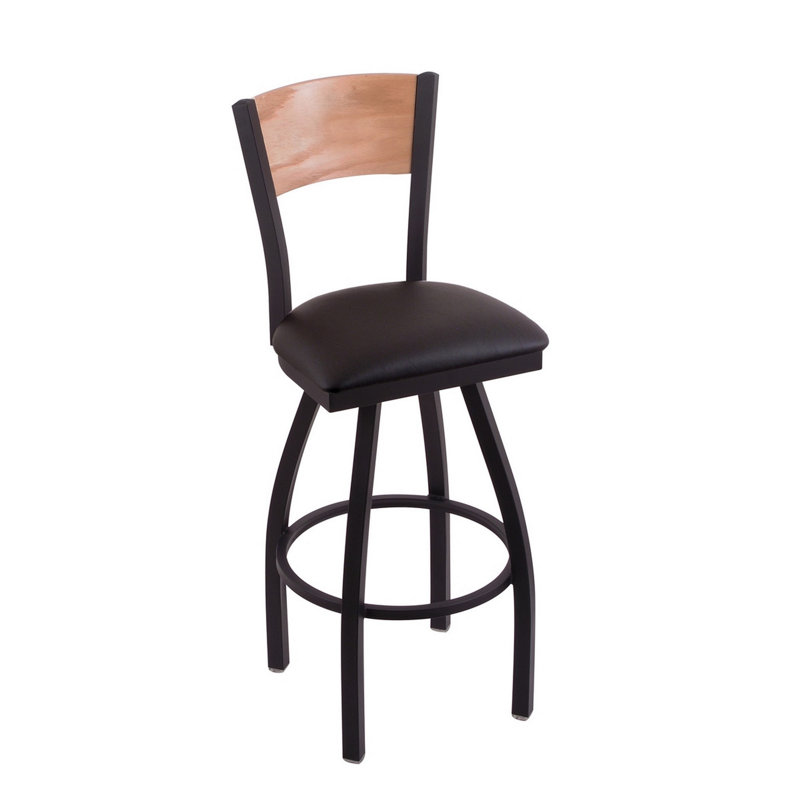 Tabouret tournant NCAA, Érable moyen, Hurricanes de Miami (FL), Tabouret de comptoir (siège d'une hauteur de 25 p