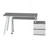 Rotating Multi-Positional Modern Desk
