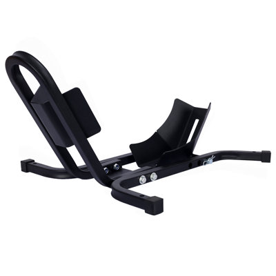 Motorcycle Front Tire Chock, 1200 Lbs Heavy Duty Wheel Stand, Black Motorbike Front Chock For 17"-21" Wheels, High-Grade Steel Trailer Stand