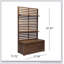 BANC DE RANGEMENT AVEC RANGEMENT SYLMAR Polyvalence, application moderne, confort et durabilité