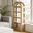 Arched  Display Shelf,5-Tier Bookshelf,Versatile Bookcase