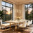 5-Light Modern LED Kitchen Island Pendant Light