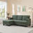 104.4" Cloud Sectional Couch With Lshape Chaise,Modern Modular Sofa With Deep Seat, Upholstered Couches For Living Room Bedroom,No Assembly Required, (Plush Corduroy Fabric)-290229481