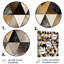 Exploration de la symétrie abstraite dorée II - décoration murale géométrique moderne en métal-1005034211