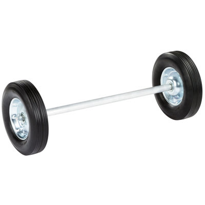 Heavy Duty Aluminum Loading Ramp Dolly Wheel Axle 20" Wide 220 lb Capacity