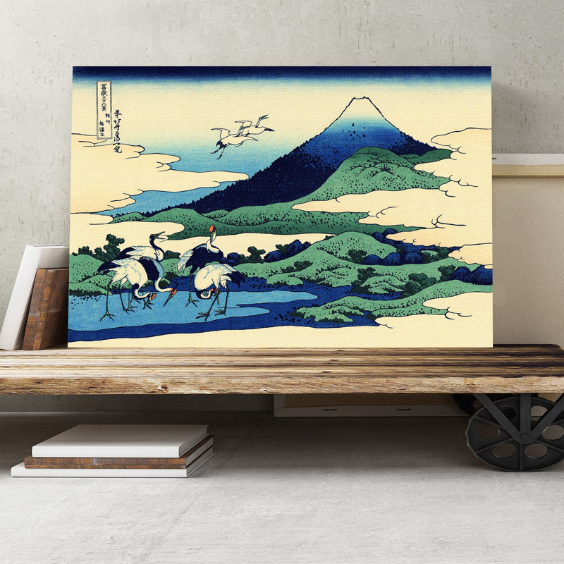 Katsushika Hokusai - No Frame Painting on Canvas, 50cm H x 76cm W