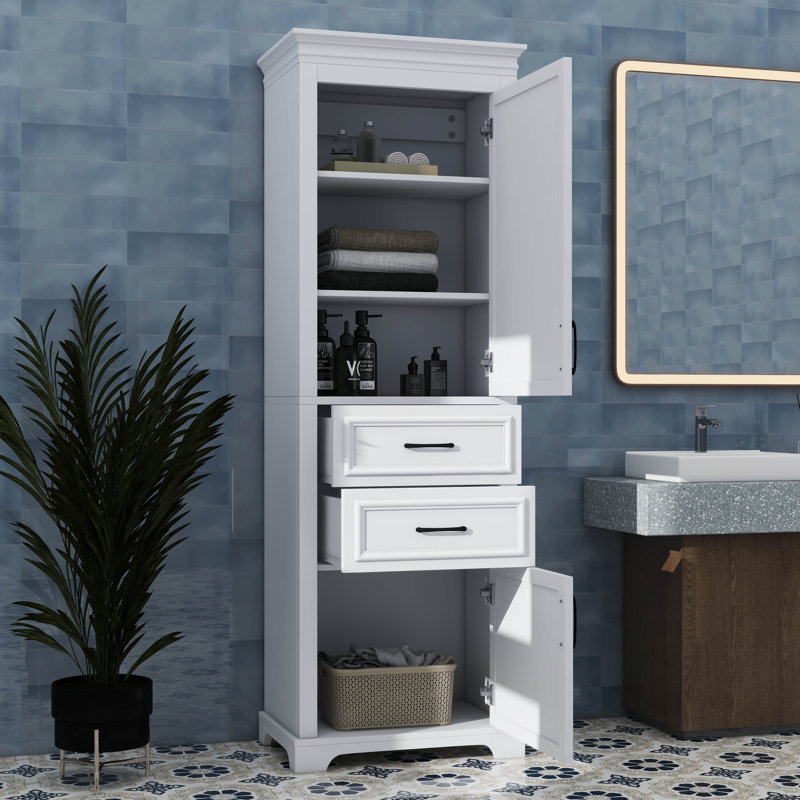 Meuble-lavabo 71 po avec portes à charnières et tiroirs anti-bruit 71 po