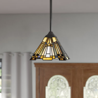 Luminaire suspendu conique à 1 lumière Finn