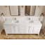 84 po Nashville X P 22 po Meuble-lavabo double en D Evergreen -112579372-112579374