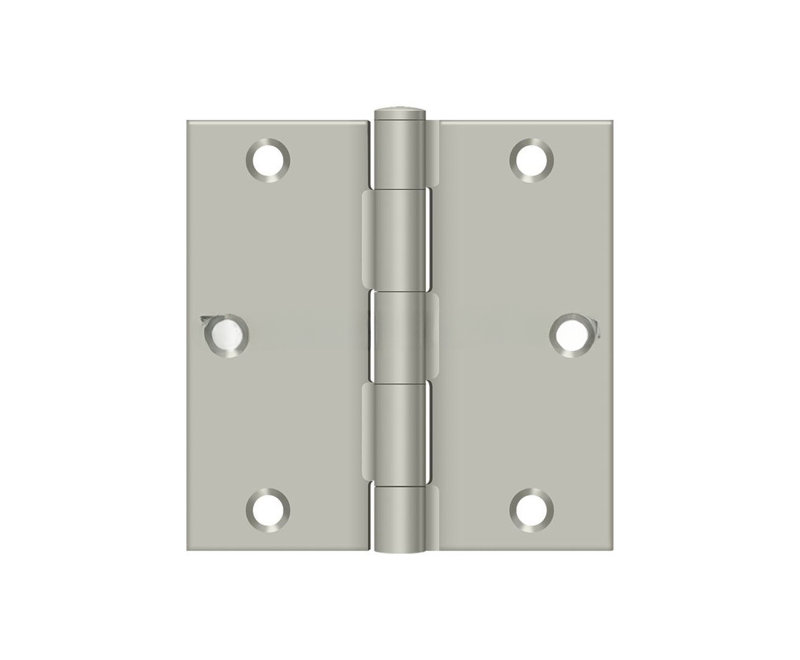 Steel Hinge, Brushed Nickel