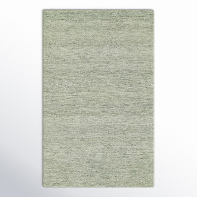 Isiah Sage Beige Hand-Tufted Wool Rug