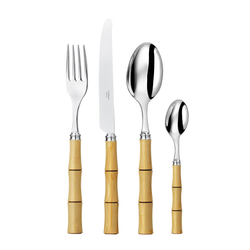 Byblos 4 Piece  Cutlery Set, Service for 1