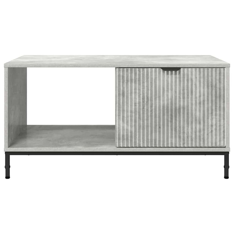 Coffee Table with Storage, Concrete Grey