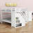 Jamelah Twin-Twin over Full L-Shaped Bunk Bed With 3 Drawers, Portable Desk and Wardrobe-592142668